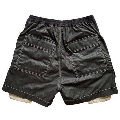 Rick Owens DRKSHDW Contrast Stitch Cargo Boxer Shorts