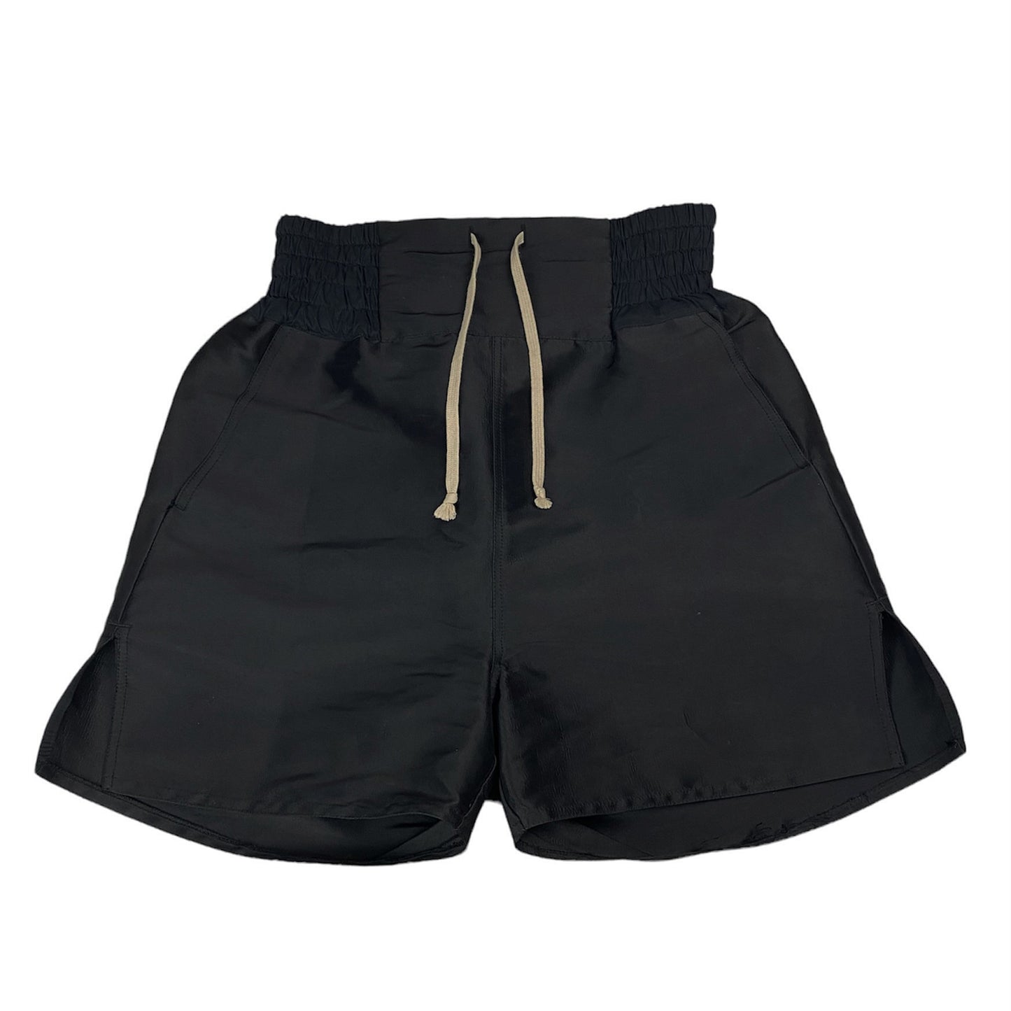 Rick Owens FW14 Moody Boxing Shorts Black